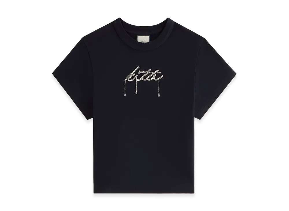 Kith x Lisa Women's Mulberry Vintage Teardrop Tee "Black"