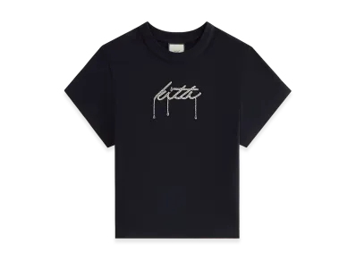 Kith x Lisa Women's Mulberry Vintage Teardrop Tee "Black"