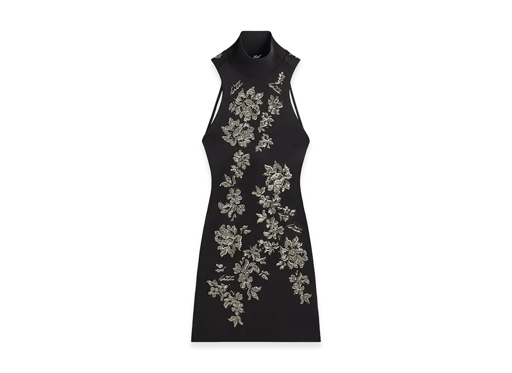 Kith x Lisa Women's Nina Embellished Backless Mini Dress "Black"