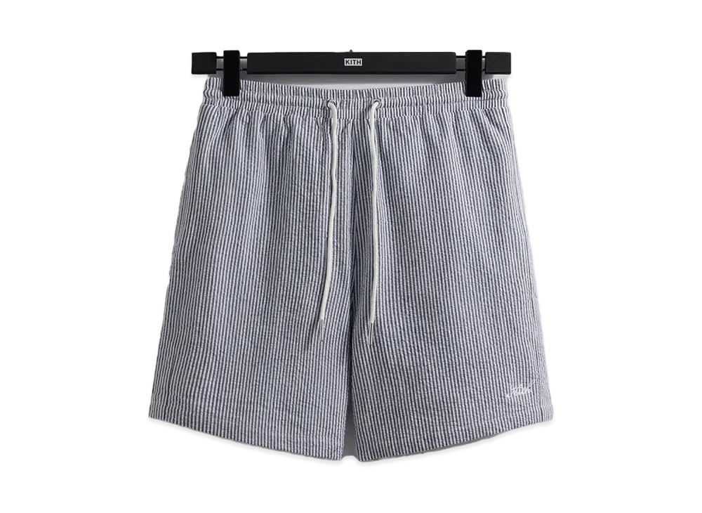 キス シアサッカー アクティブ ショーツ "ノクターナル"