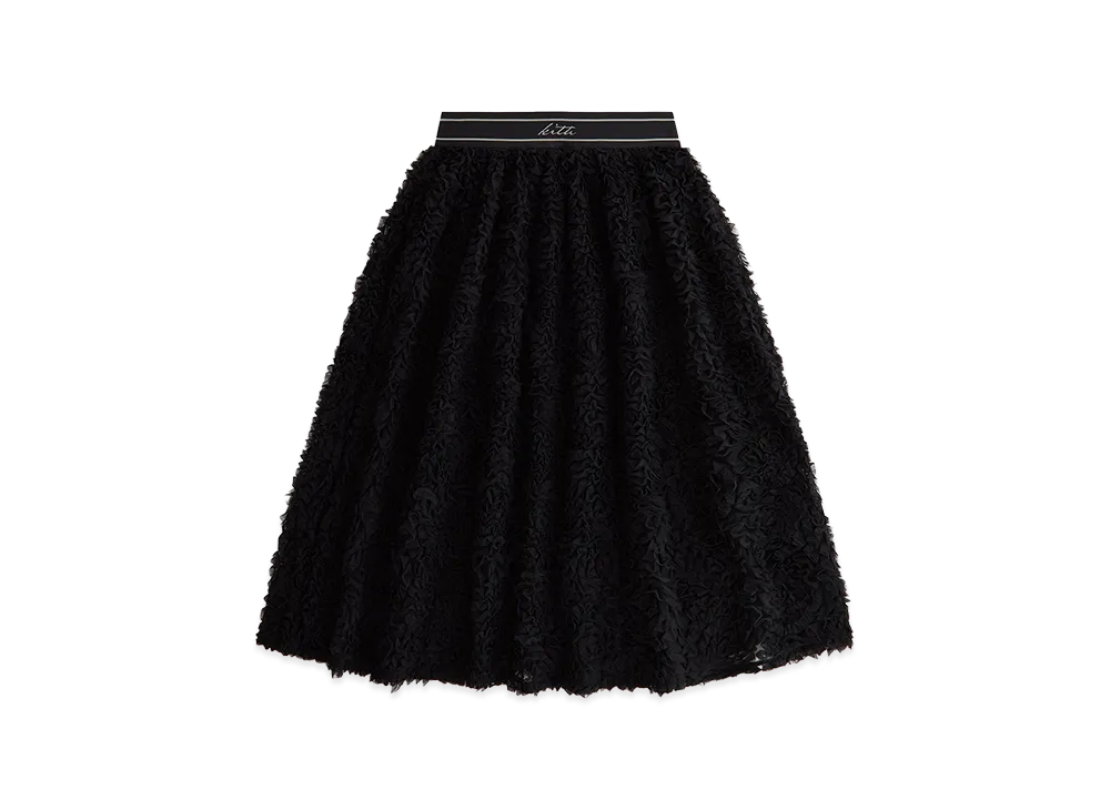 Kith x Lisa Women's Rina Ruffle Midi Skirt "Black"