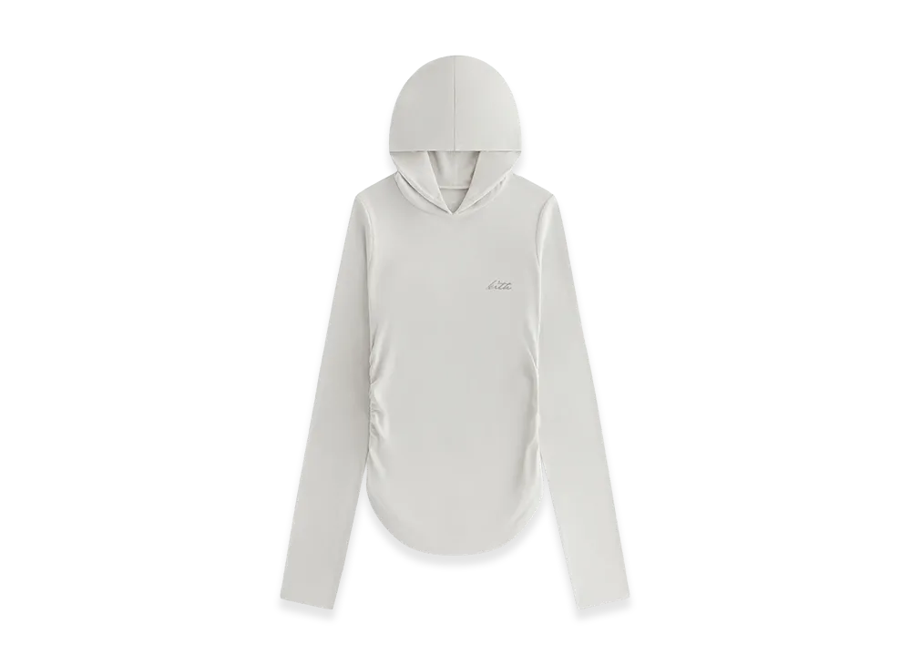 Kith x Lisa Women's Sofi Ruched Hoodie "Tin"
