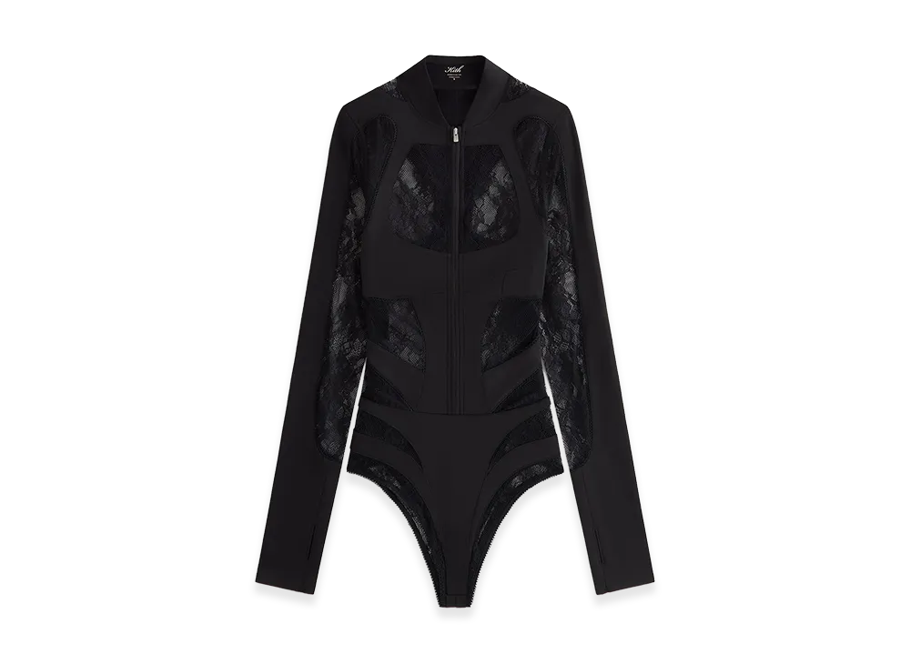 Kith x Lisa Women's Vier Lace Paneled Bodysuit "Black"