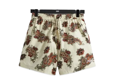 Kith Printed Active Short Silk Paisley "Sandrift"