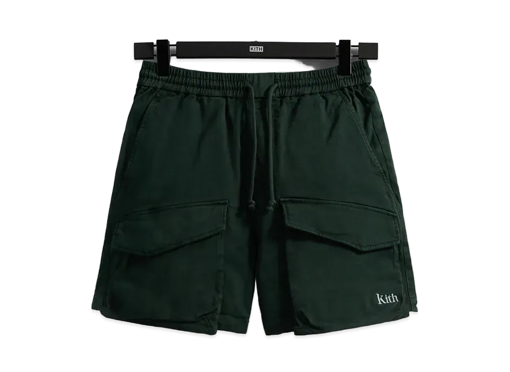 Kith Garment Dyed Twill Boreum Cargo Short "Stadium"