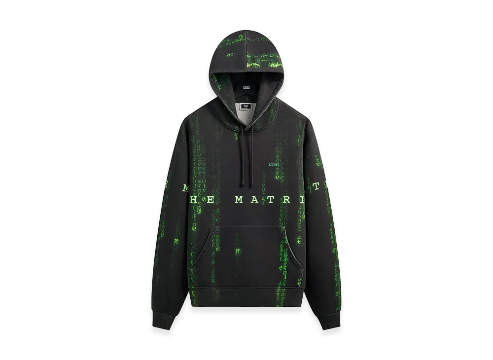 Kith x The Matrix Code Vintage Nelson Hoodie "Black"