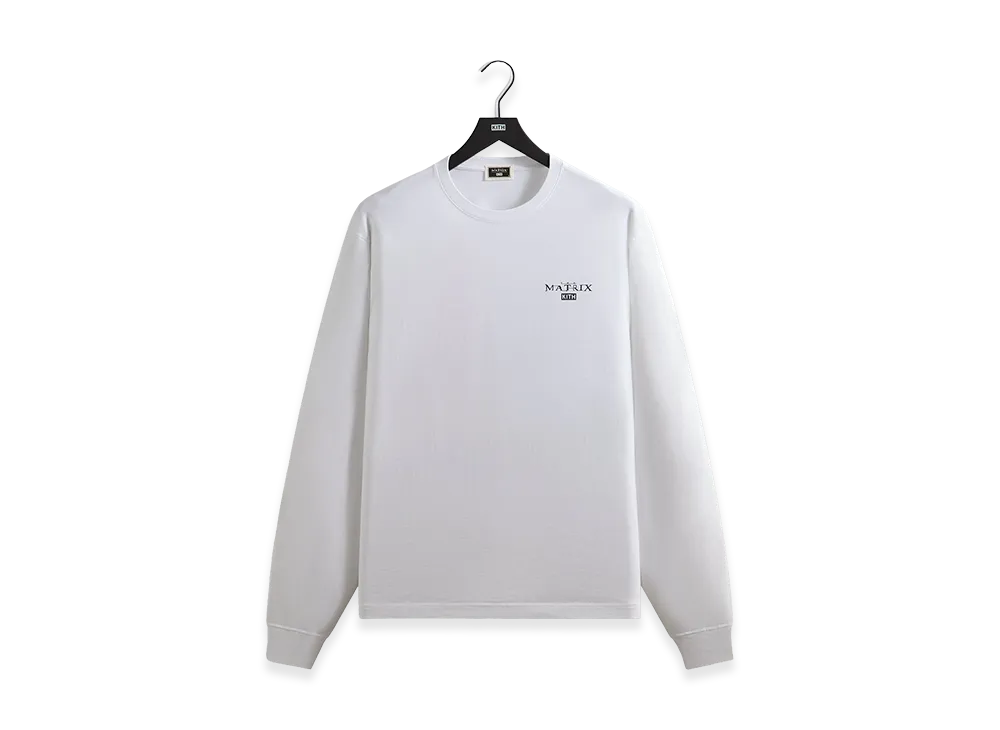 Kith x The Matrix Red Pill Blue Pill Long Sleeve Tee "White"