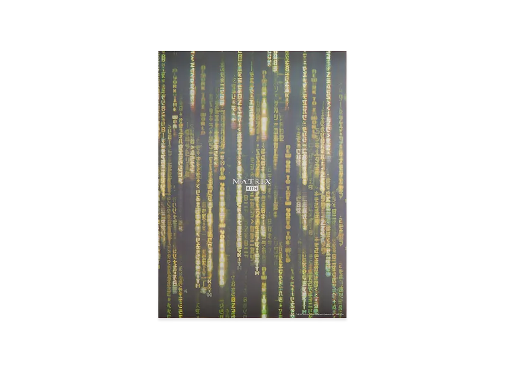 Kith x The Matrix Lenticular Poster "Multi"