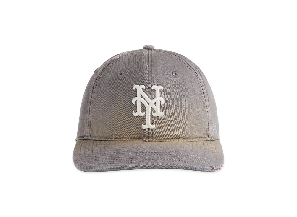 Kith x '47 x NBA New York Mets Washed Franchise LS Cap "Concrete"