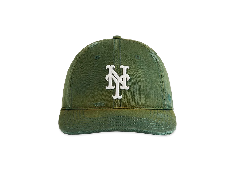 Kith x '47 x NBA New York Mets Washed Franchise LS Cap "Conifer"