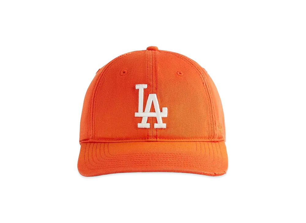 Kith x '47 x NBA Los Angeles Dodgers Washed Franchise LS Cap "Clementine"