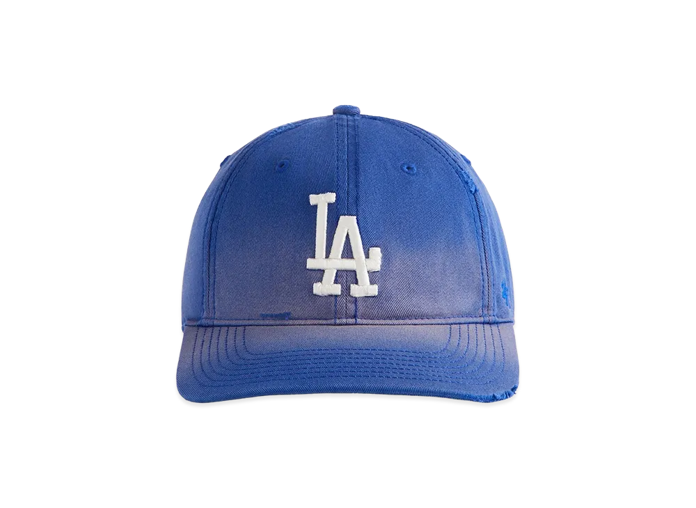 Kith x '47 x NBA Los Angeles Dodgers Washed Franchise LS Cap "Royal"
