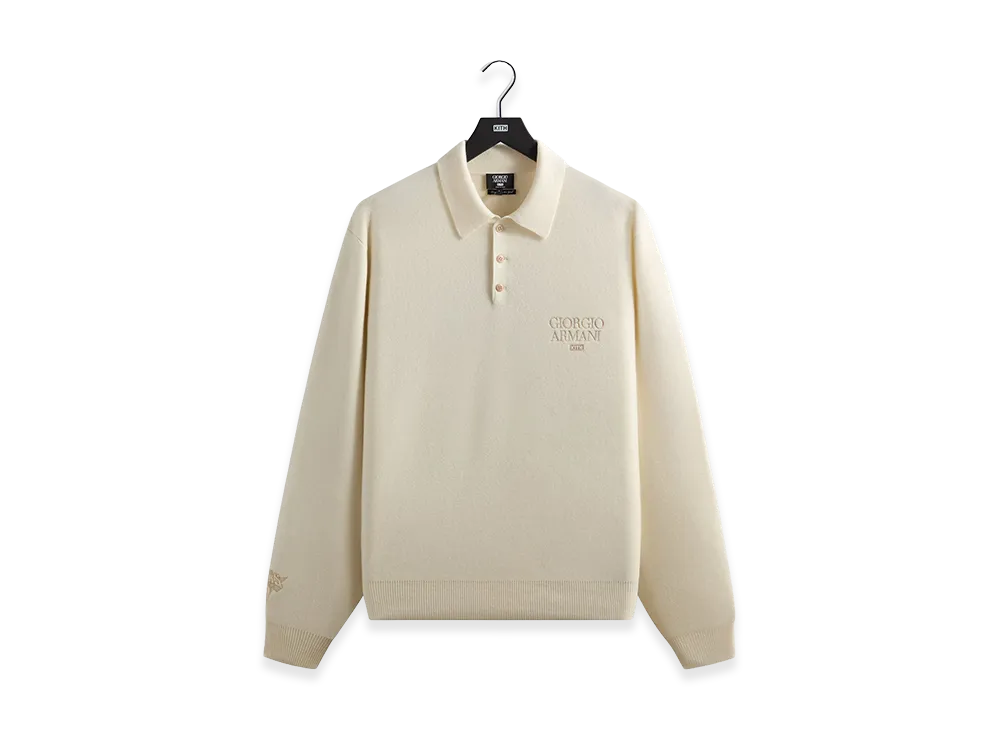 Kith x Giorgio Armani x The New York Knicks Harmon Rugby Polo "Sandrift"