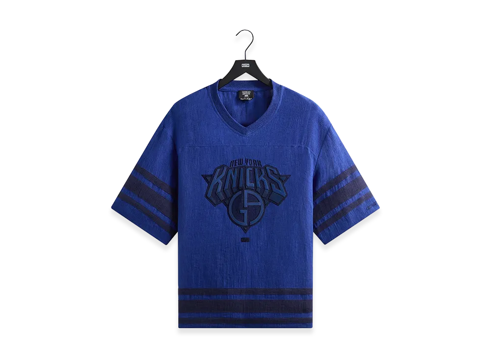 Kith x Giorgio Armani x The New York Knicks Malik Shirt "Current"