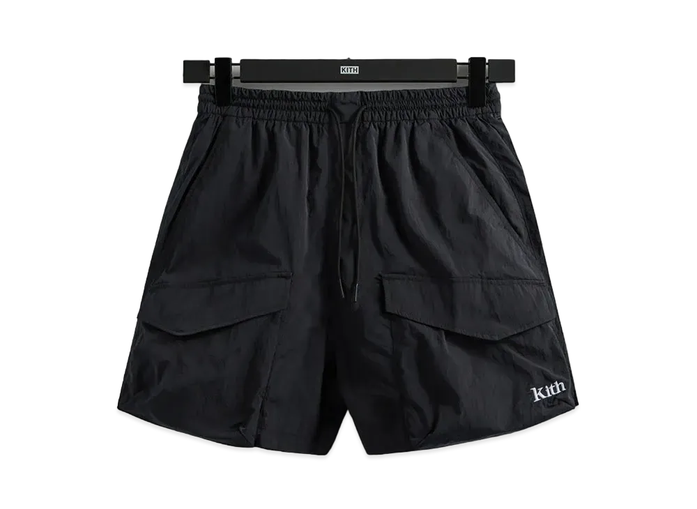 Kith Nylon Boreum Cargo Pocket Short "Black"