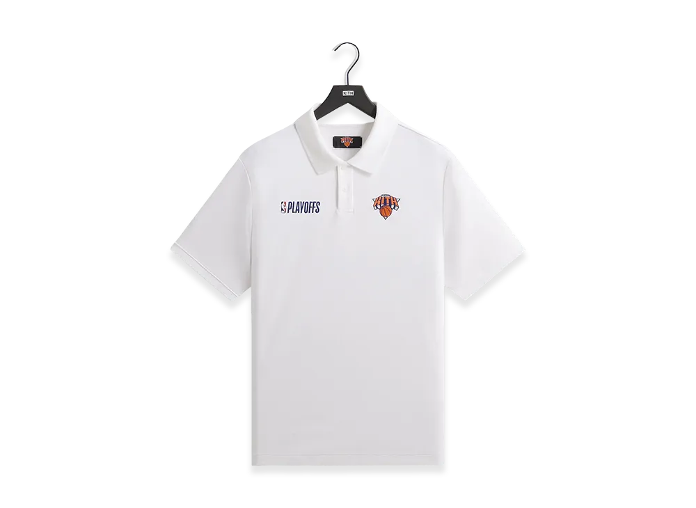 Kith x The New York Knicks Playoffs Ainslie Pique Polo "White"
