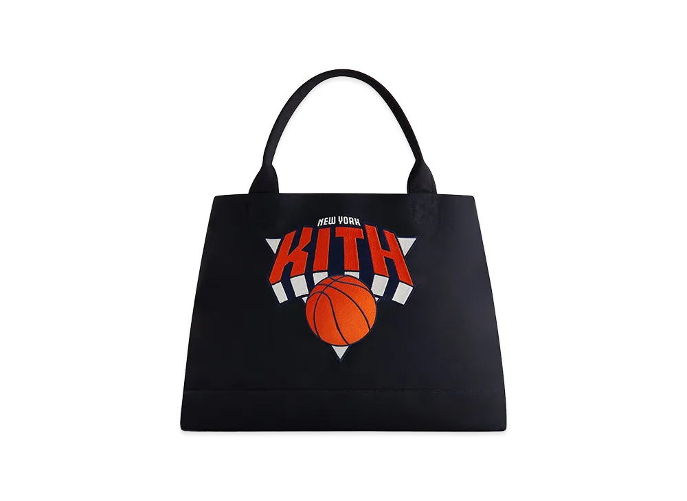 Kith x The New York Knicks Playoffs Canvas Tote "Black"