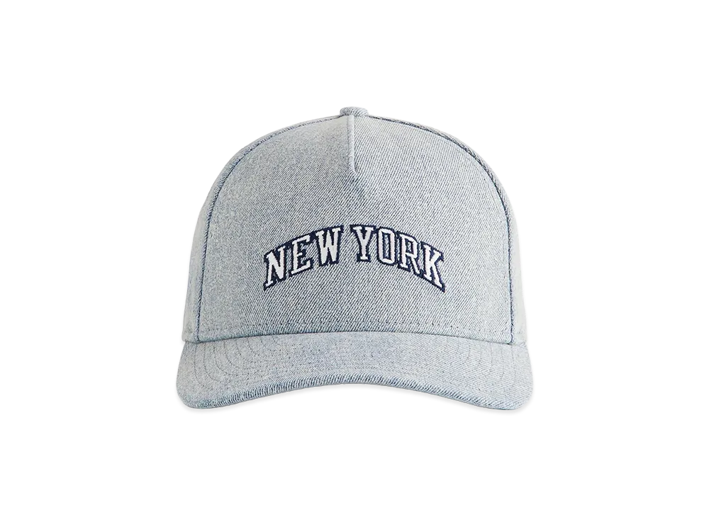 Kith x NEW ERA x The New York Knicks Denim 9Forty M Crown Snapback "Mid Indigo"