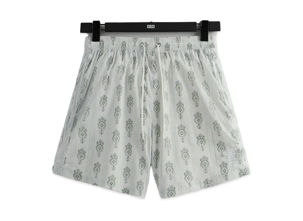 Kith Printed Active Swim Short Striped Ornament "Atlas"