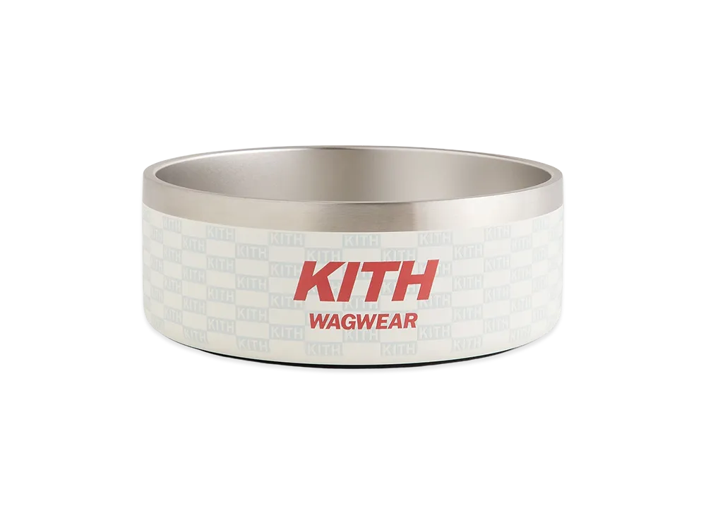 Kith x wagwear Metal Dog Bowl "Sandrift"