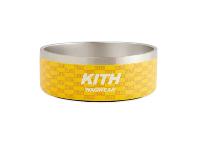 Kith x wagwear Metal Dog Bowl "Yellow"