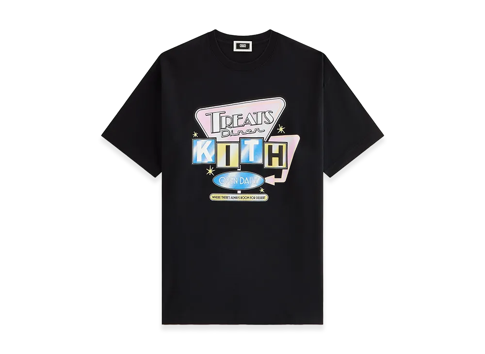 Kith Treats Diner Neon Sign Tee "Black"