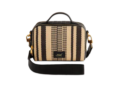 Kith Striped Raffia Double Zip Crossbody "Radiant"