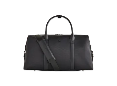 Kith Monogram Nylon Leather Duffle Bag "Black"