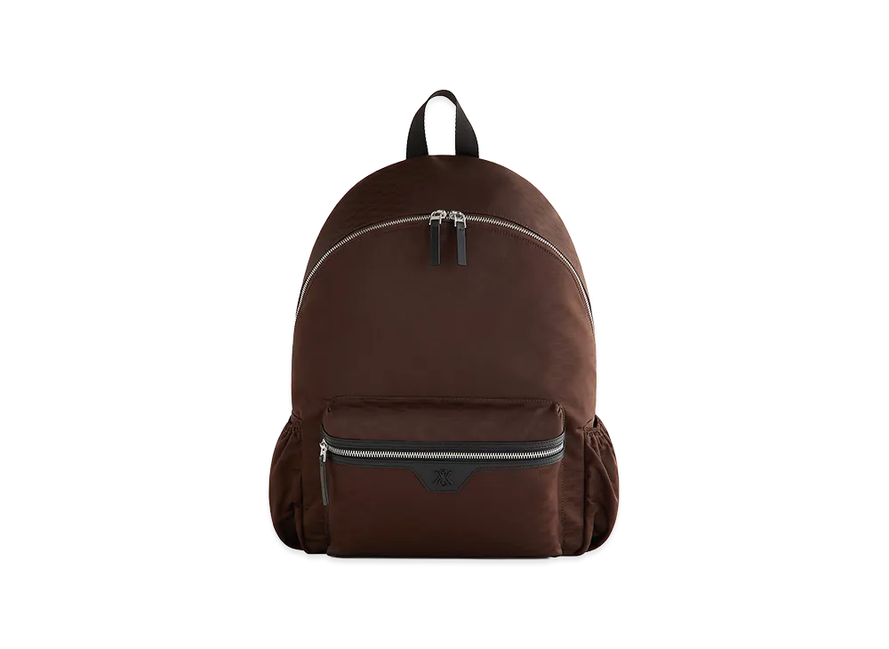Kith Monogram Nylon Jacquard Backpack "Dark Roast"