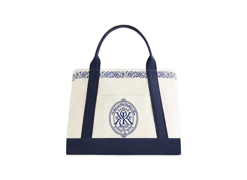 Kith Embroidered Canvas Tote Bag "Sandrift"