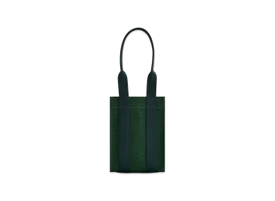 Kith Monogram Canvas Wine Tote Bag "Conifer"