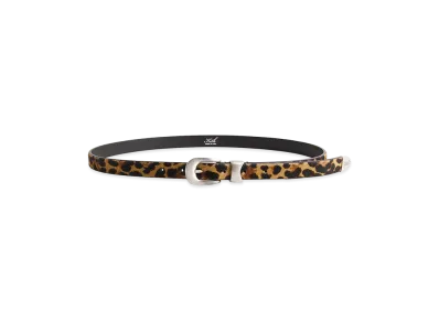 Kith Western Leopard Pony Hair Belt "Sanctuary"