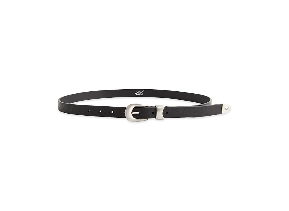 【極美品】KITH BELT 黒 ベルト Kith Monogram Suede Leather Belt 