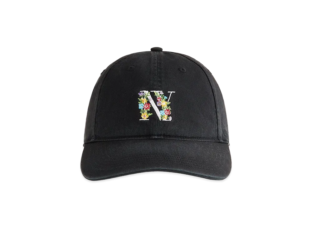 Kith x '47 Floral NY Washed Twill Classic Cap "Black"