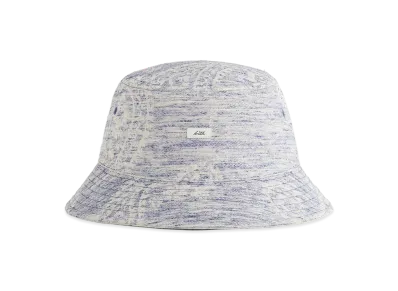 Kith Heather Jacquard Canvas Reversible Dawson Bucket Hat "Light Indigo"