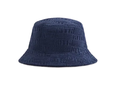 Kith Classic Logo Towel Terry Dawson Bucket Hat "Nocturnal"