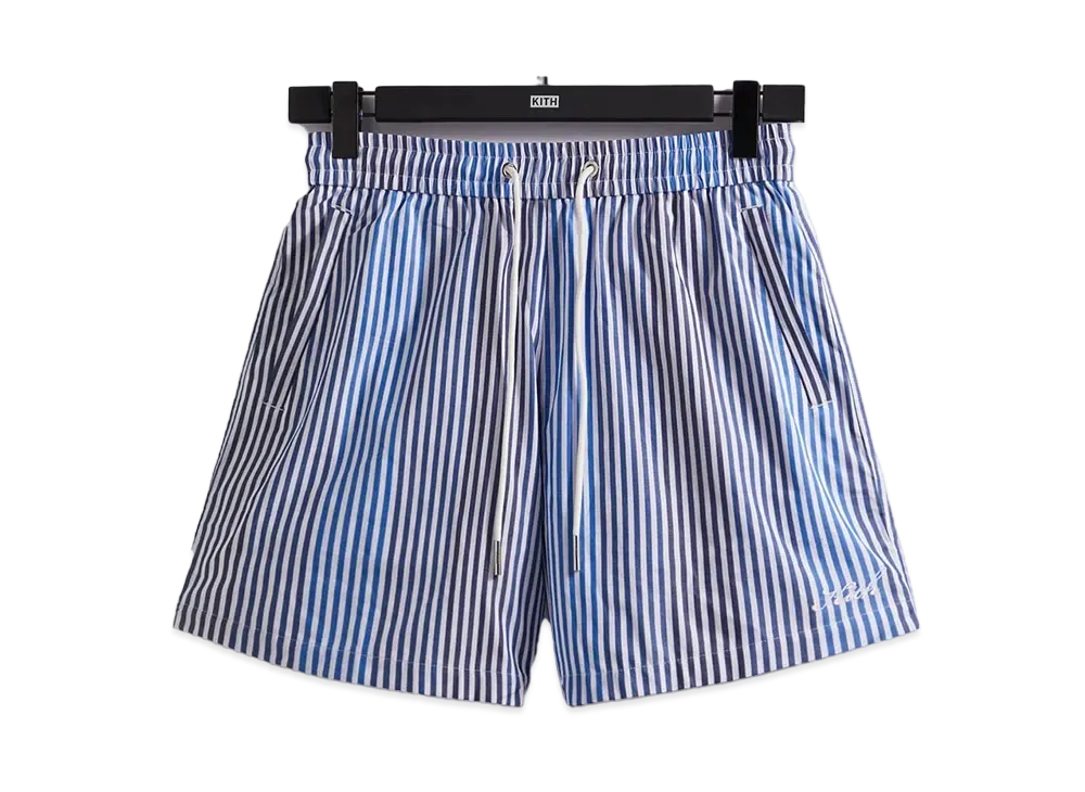 キス ストライプト ポプリン ハーダウェイ ショーツ "カレント"