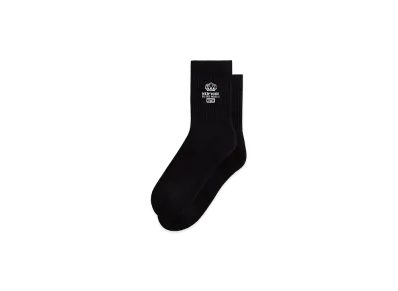 Kith Insignia Cotton Mid Crew Socks "Black"