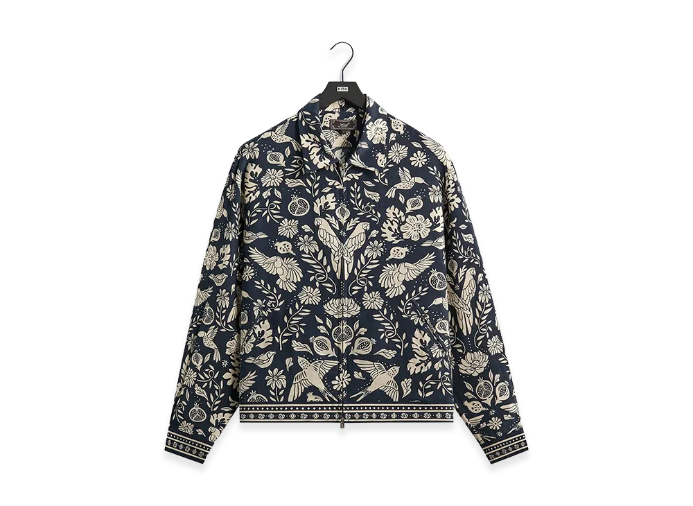 Kith Cupro Linen Connor Blouson Jacket "Nocturnal"