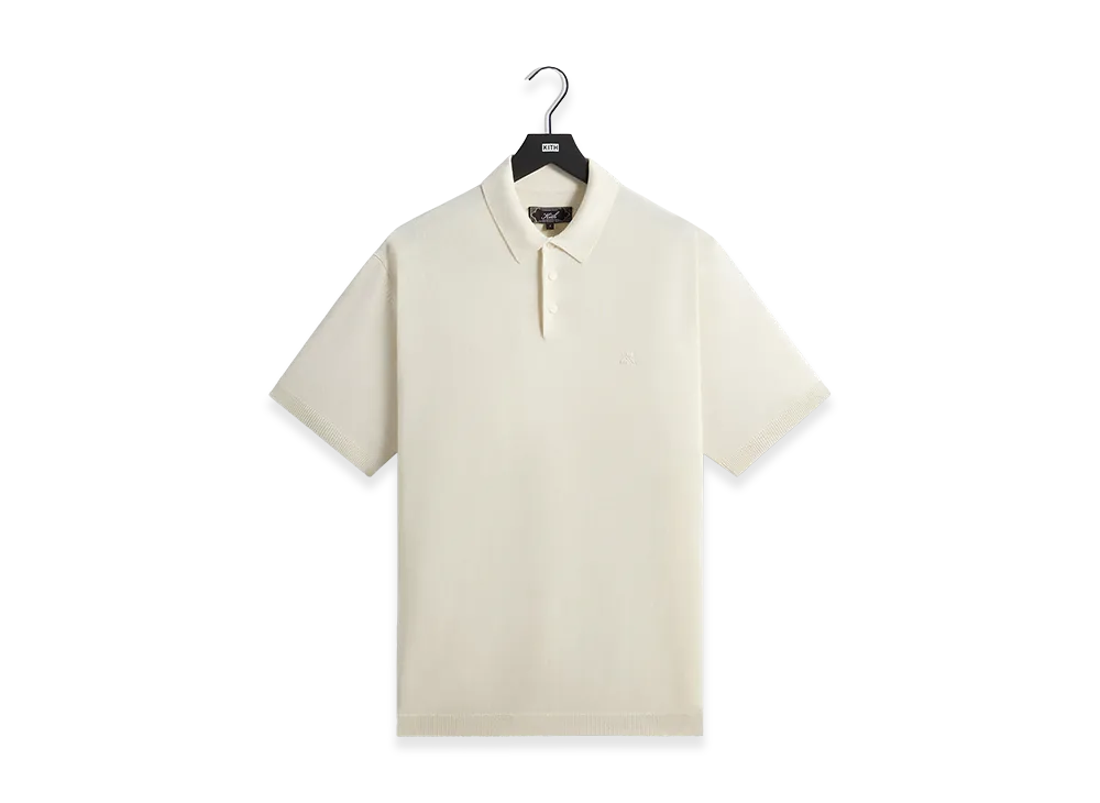 Kith Super Fine Viscose Knit Baldwin Polo "Sandrift"