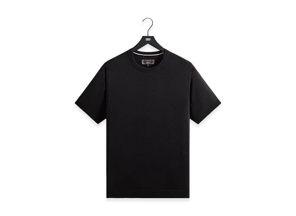 Kith Super Fine Viscose Knit Carrington Tee "Black"