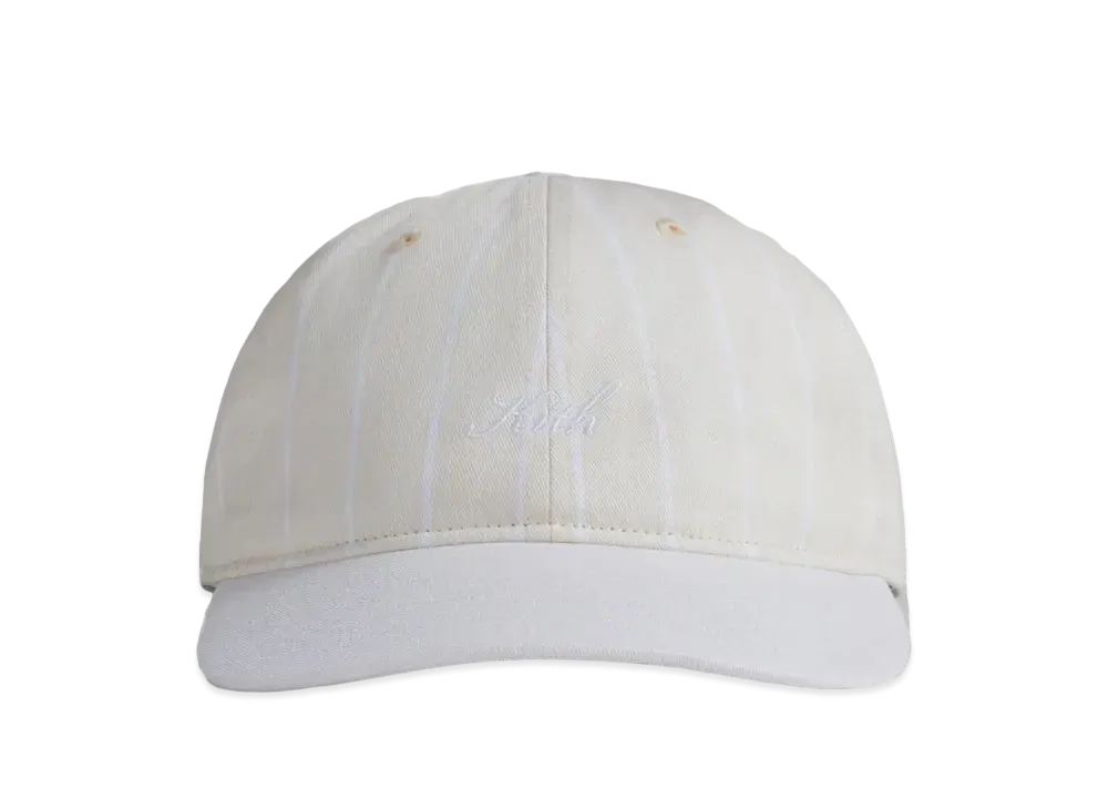 Kith Script Pinstripe Cap "Muslin"