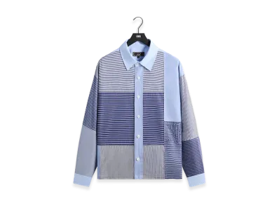 Kith Poplin Stripe Henson Shirt "Darkshore"