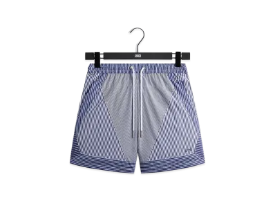 Kith Poplin Stripe Turbo Short "Darkshore"