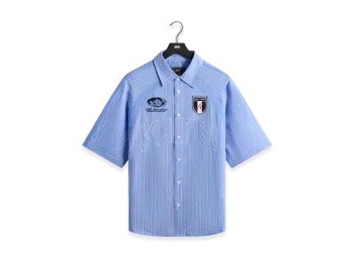 Kith Striped Poplin Shelton Shirt "Bliss"