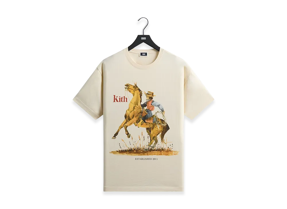 Kith Cowboy Vintage Tee "Sandrift"