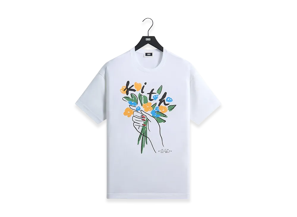 Kith Flowers Tee "White"