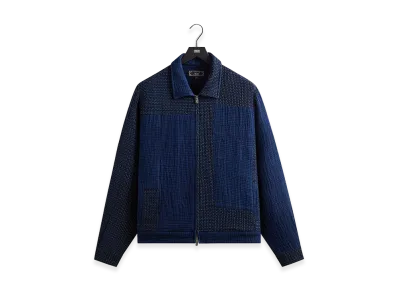 Kith Stitched Patchwork Connor Blouson Jacket "Dark Indigo"
