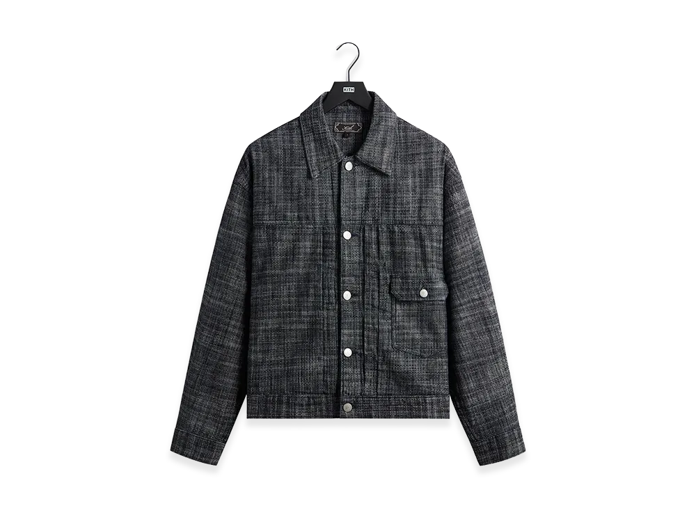 Kith Textured Indigo Alonzo Jacket "Dark Indigo"