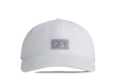 Kith Floral Label Long Bill "White"